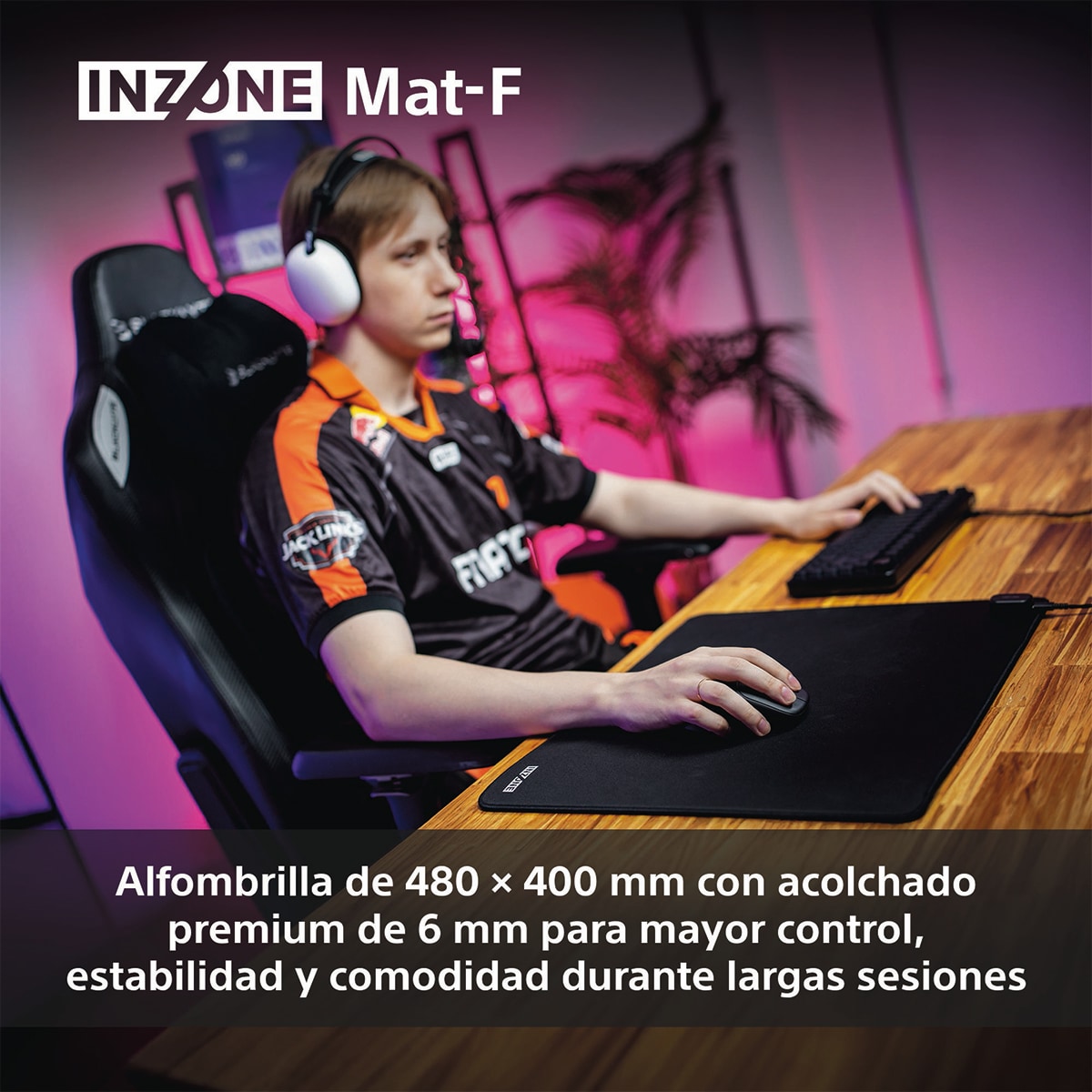 Alfombrilla para ratón Sony INZONE Mat-F Negro-5