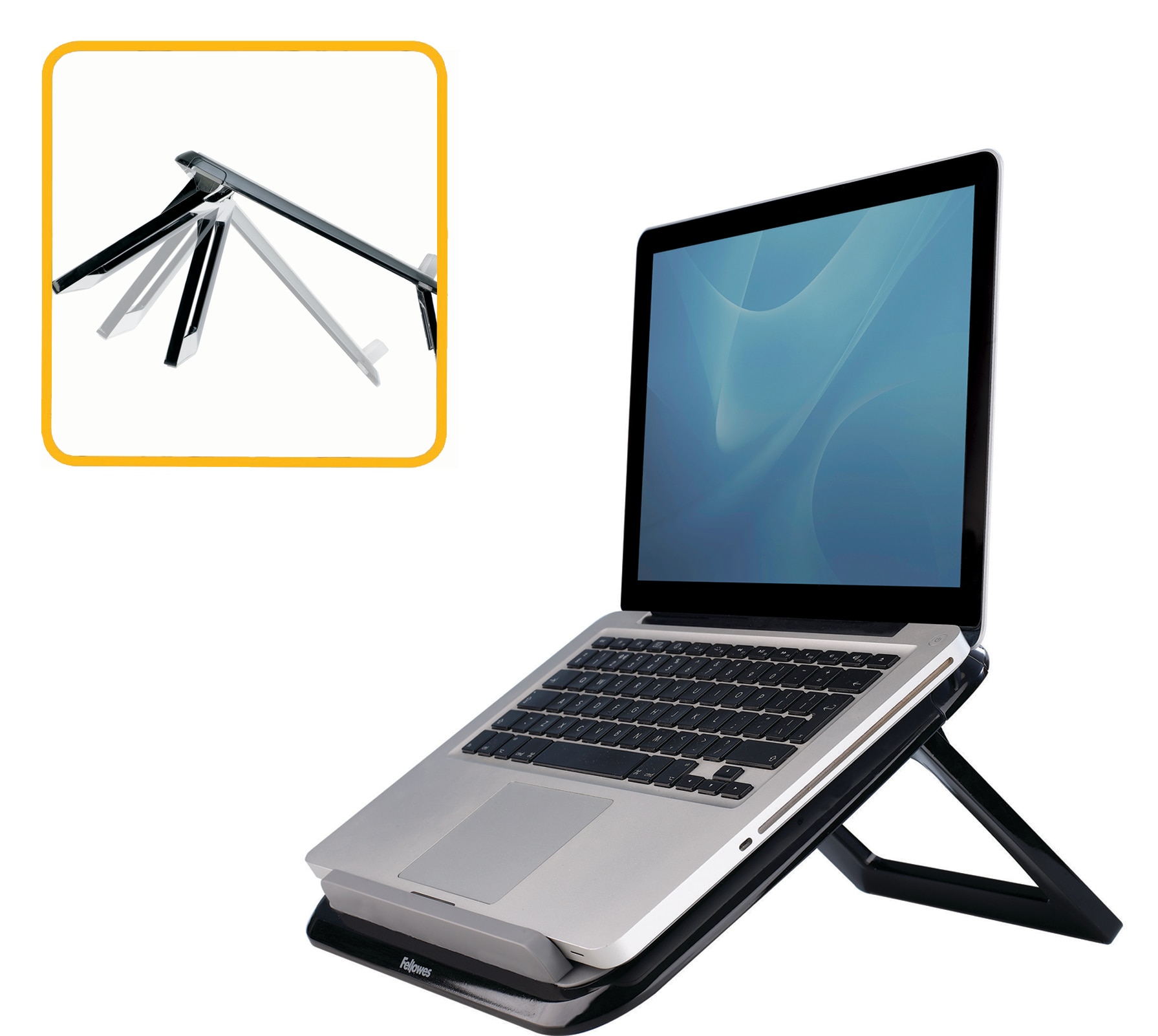 Soporte elevador Fellowes i-Spire para portátiles hasta 17" Negro-3