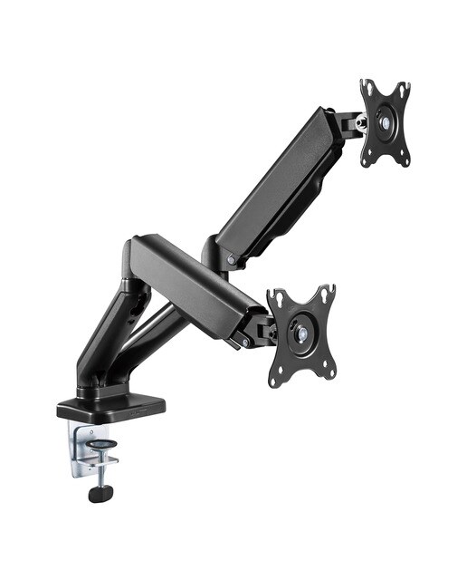TNB - Soporte doble de escritorio T'nB MHFLEXDUAL para monitores.