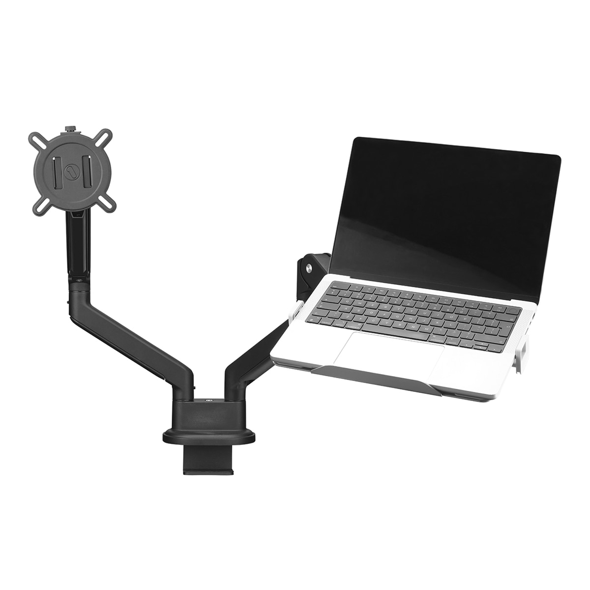 Soporte universal para ordenador portátil con tope y pinzas ajustables One For All DM 0030 Plata-4