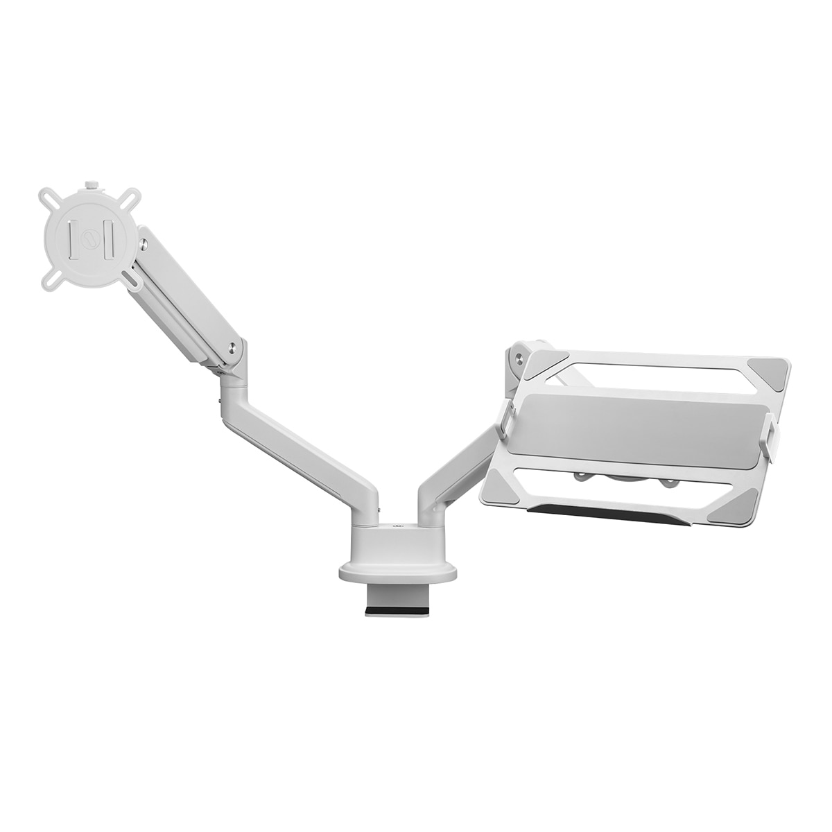 Soporte universal para ordenador portátil con tope y pinzas ajustables One For All DM 0030 Plata-6