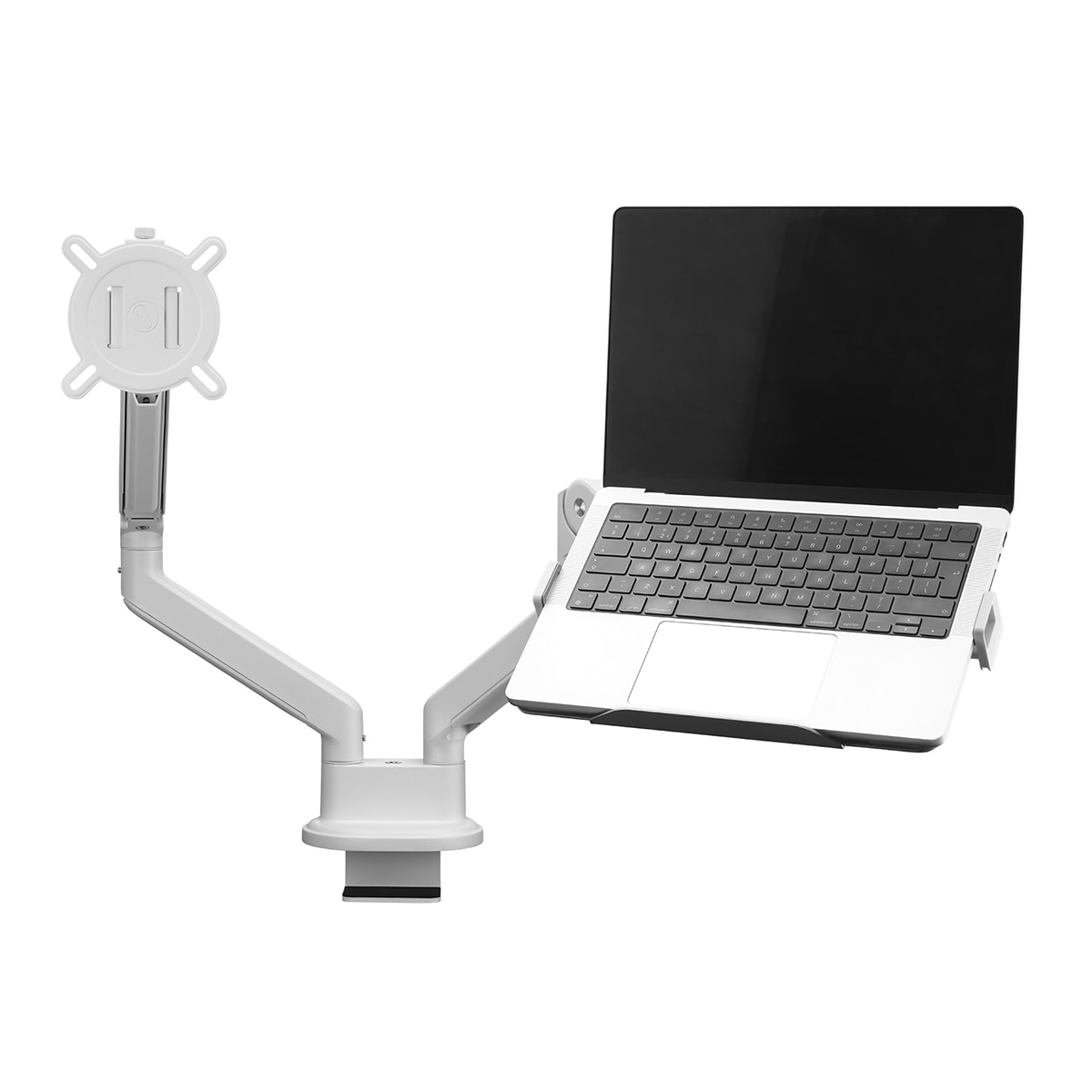 Soporte universal para ordenador portátil con tope y pinzas ajustables One For All DM 0030 Plata-7