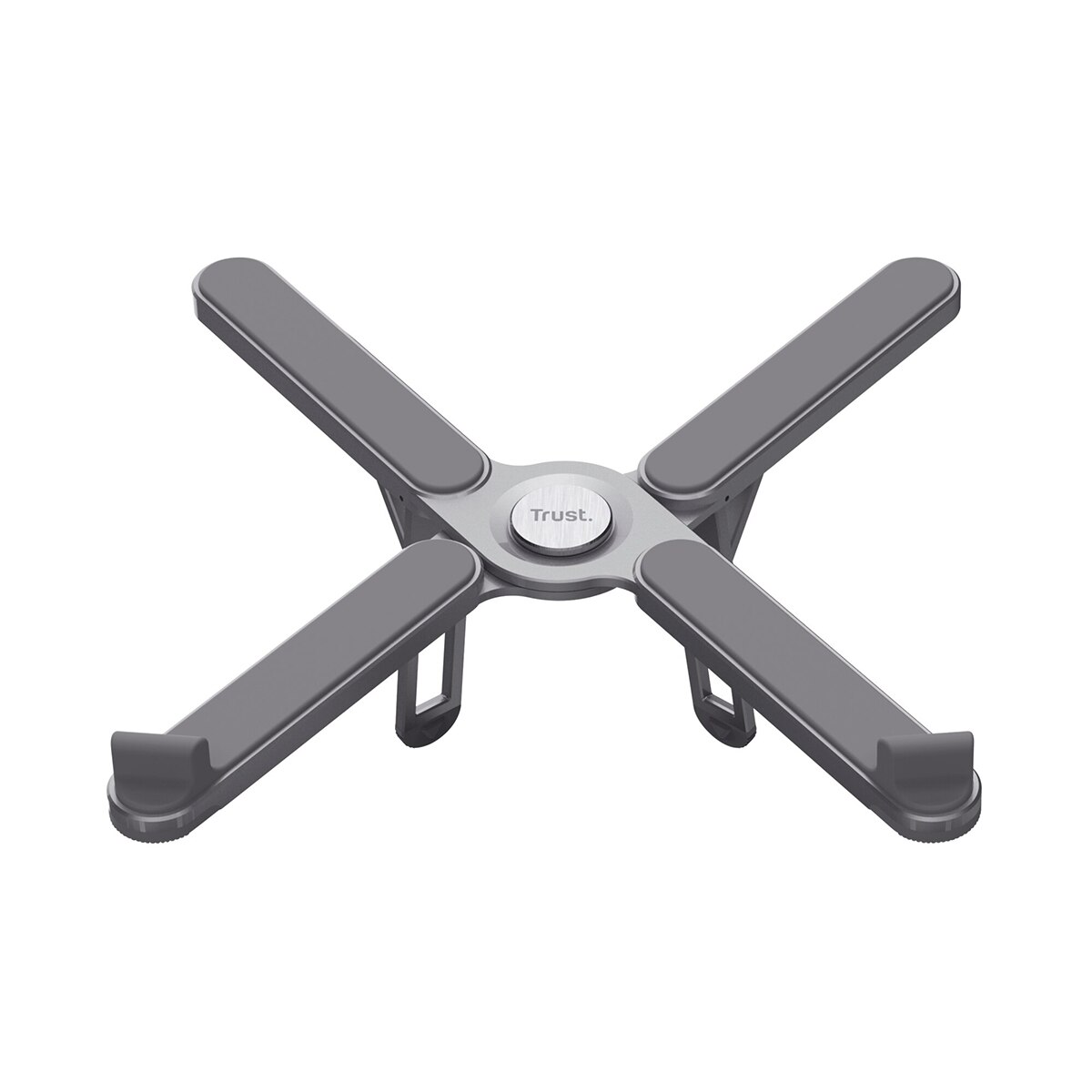 Soporte plegable de alumino para portátil Trust Macy Gris-2