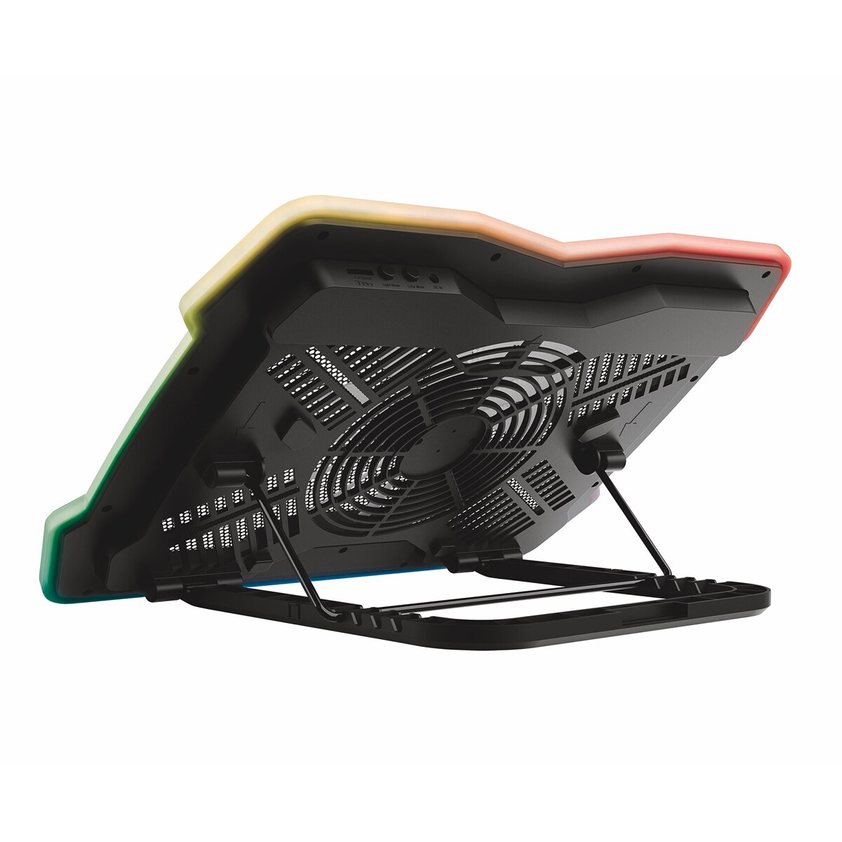 Base de refrigeración para portátiles con iluminación multicolor Trust Aura Negro-5