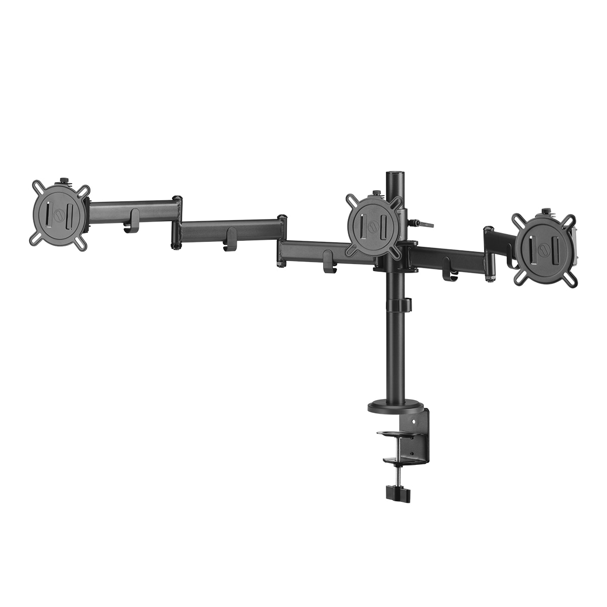 Brazo universal para tres monitores One For All  Smart Line DM 2310 Negro-2