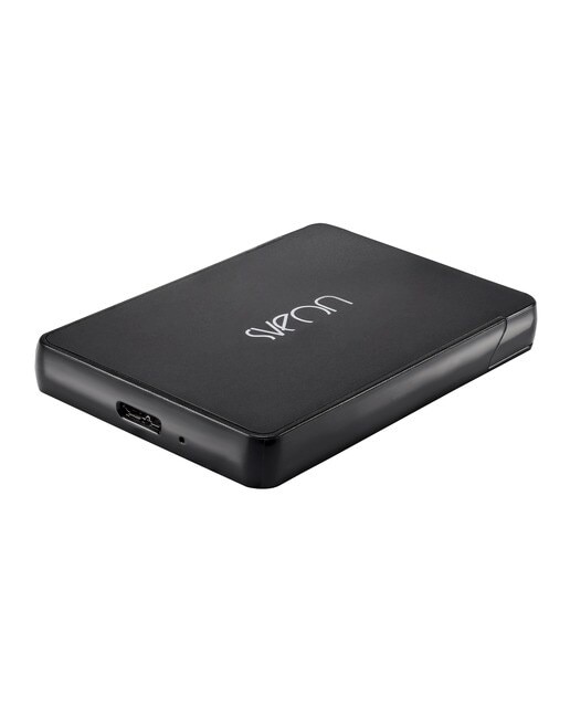 Imagen 0 de Caja de plástico para disco duro SATA de  6,35 cm ( 2,5 '') Sveon USB 3.0 negro