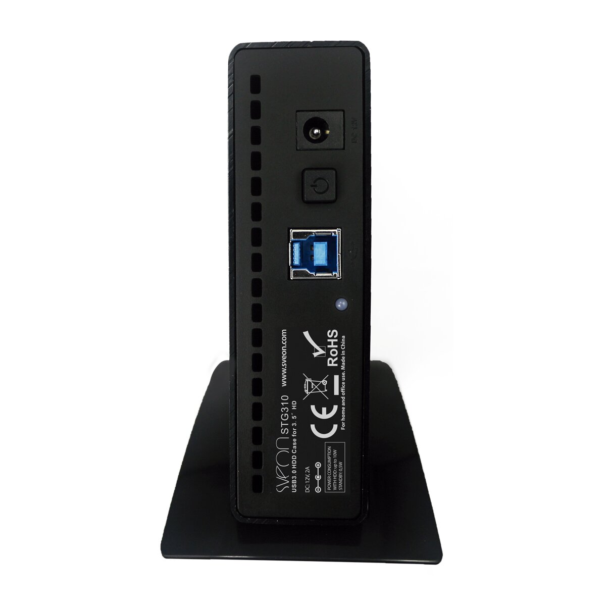 Caja para disco duro SATA de 8,89 cm (3,5'') Sveon STG310 USB 3.0 Negro-2