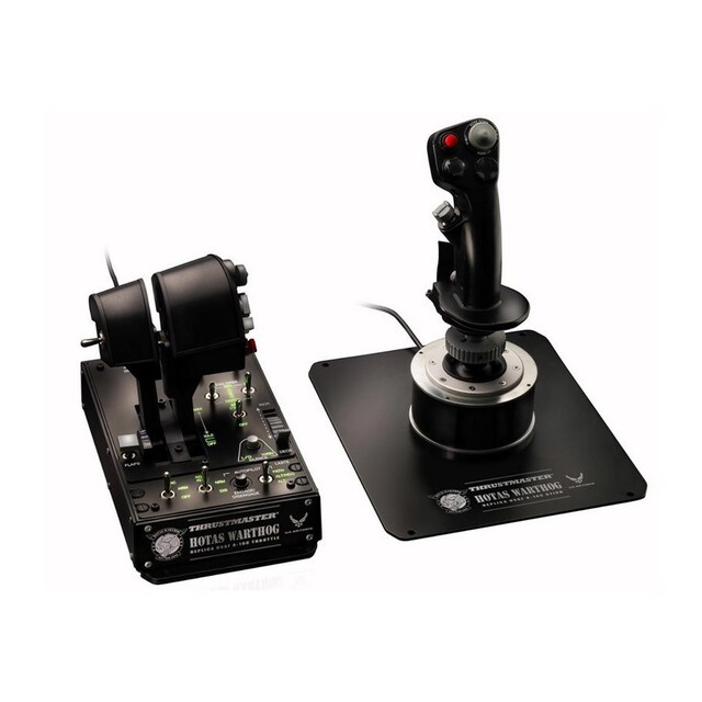 Pack Joystick Thrustmaster Hotas Warthog + Sistema de potencia Pull and Push con Afterburner desmontable
