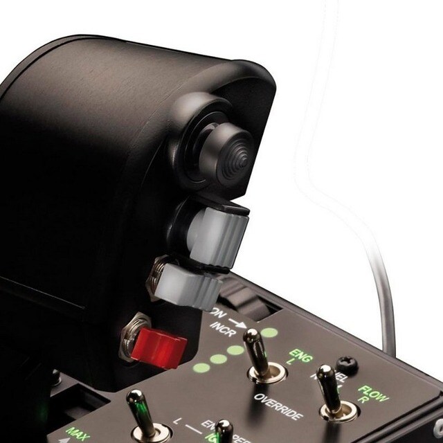 Pack Joystick Thrustmaster Hotas Warthog + Sistema de potencia Pull and Push con Afterburner desmontable - Negro Negro-3