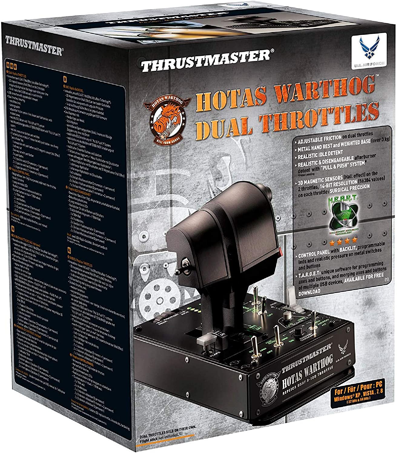 Comando de Potência Thrustmaster HOTAS Warthog Dual Throttles Preto-3