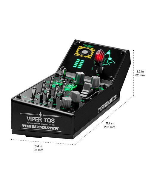 Panel de control Thrustmaster Viper Panel Negro Negro-6