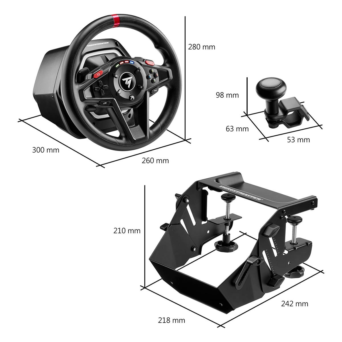 Kit Thrustmaster T128 SimTask Pack (T128+Steering Kit) - Negro Negro-4