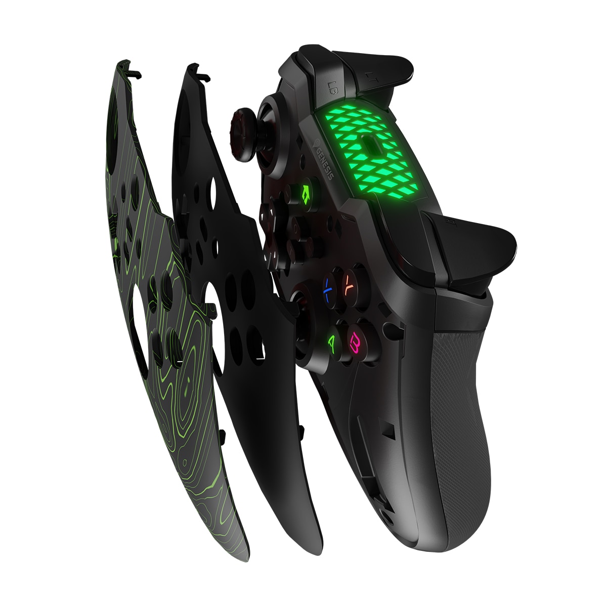 Mando de Juegos inalámbrico Genesis MANGAN 400 (para PC/Switch/Smartphone) - Negro Negro-12