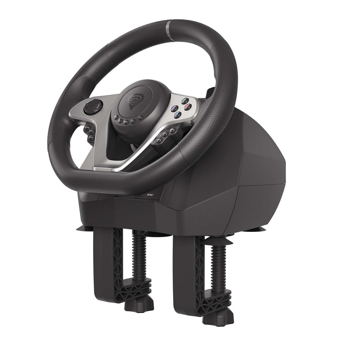 Volante Gaming Genesis Seaborg 400 con pedales - Multiplataforma Negro / Plata-6