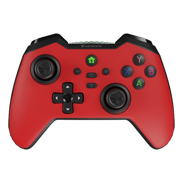 Imagen 0 de Mando de Juegos inalámbrico Genesis MANGAN 400 rojo (para PC/Nintendo Switch/SmartPhone)