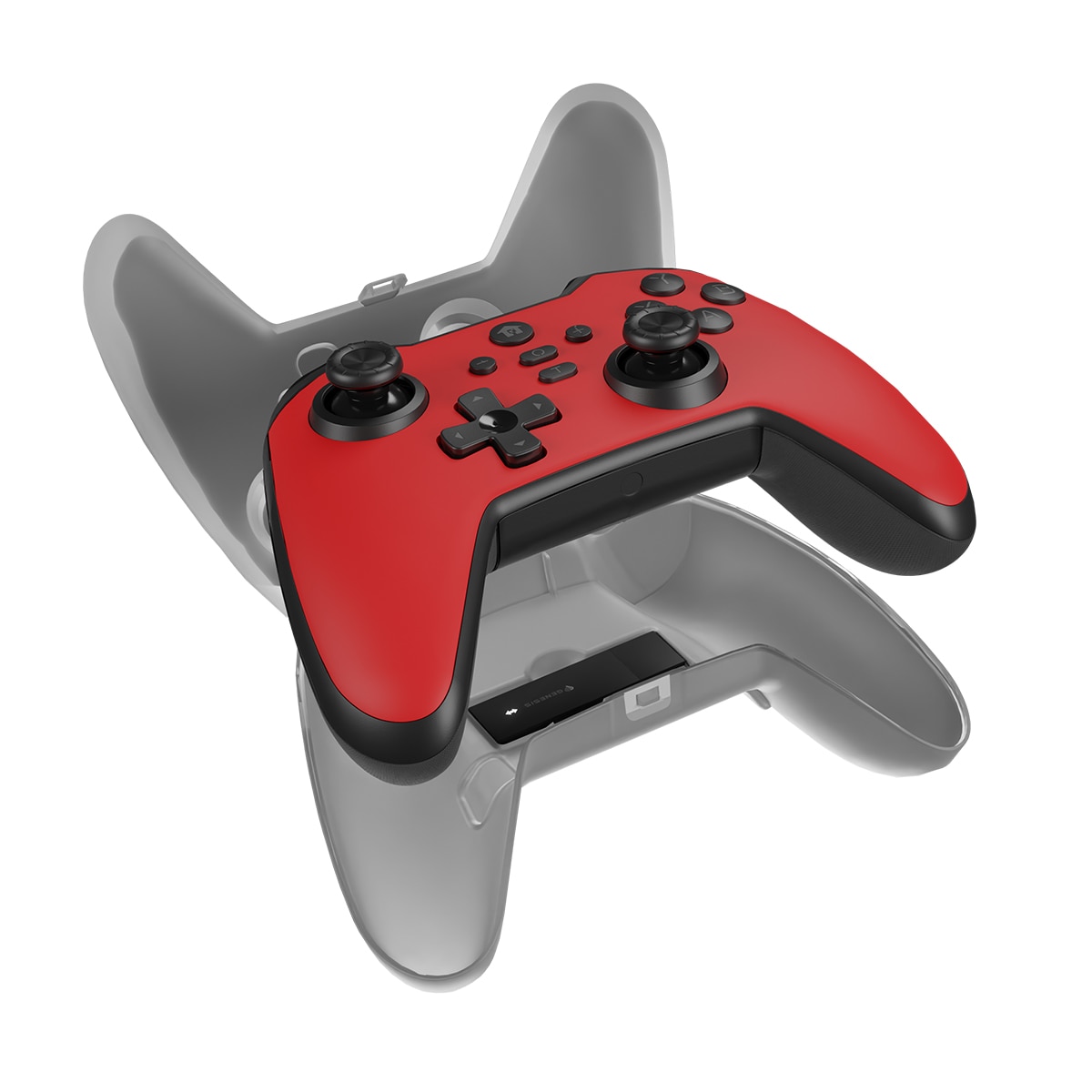 Mando de Juegos inalámbrico Genesis MANGAN 400 rojo (para PC/Nintendo Switch/SmartPhone) Rojo-13