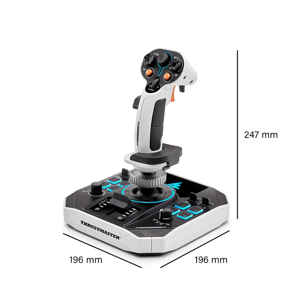 Joystick Thrustmaster SOL-R1 Flightstick - Blancos Blancos-2