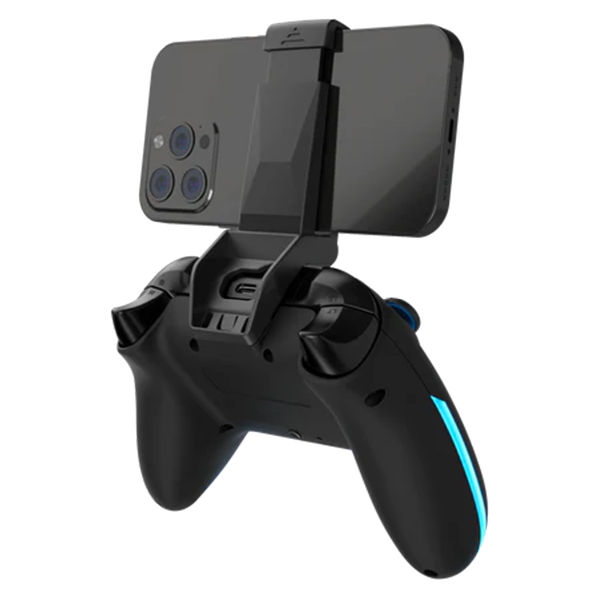 Mando inalámbrico DragonShock AURORA PLUS con adaptador móvil para PS3, PC, Android e IOS - Negro Negro-3