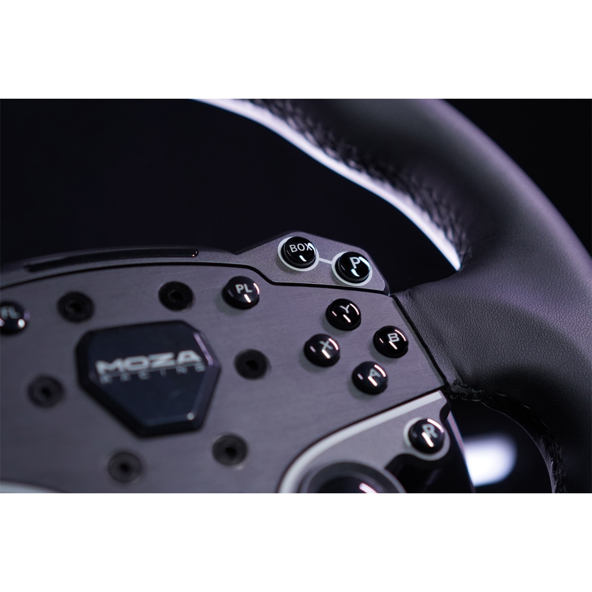 Bundle Moza R5 (Volante + Base + Pedales) - Negro Negro-11