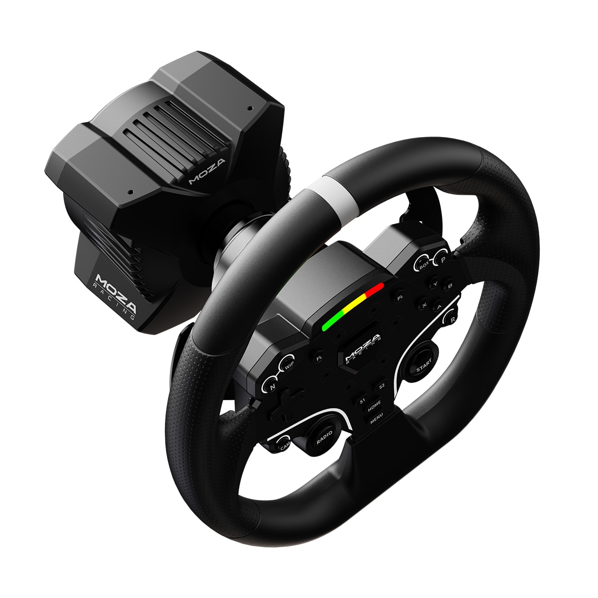 Bundle Moza R3 (Volante + Base + Pedales) para PC - Negro Negro-3