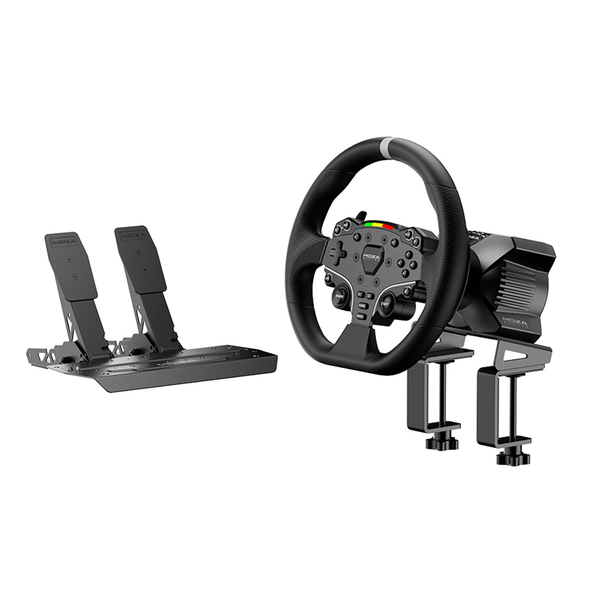 Bundle Moza R3 (Volante + Base + Pedales) para PC - Negro Negro-4