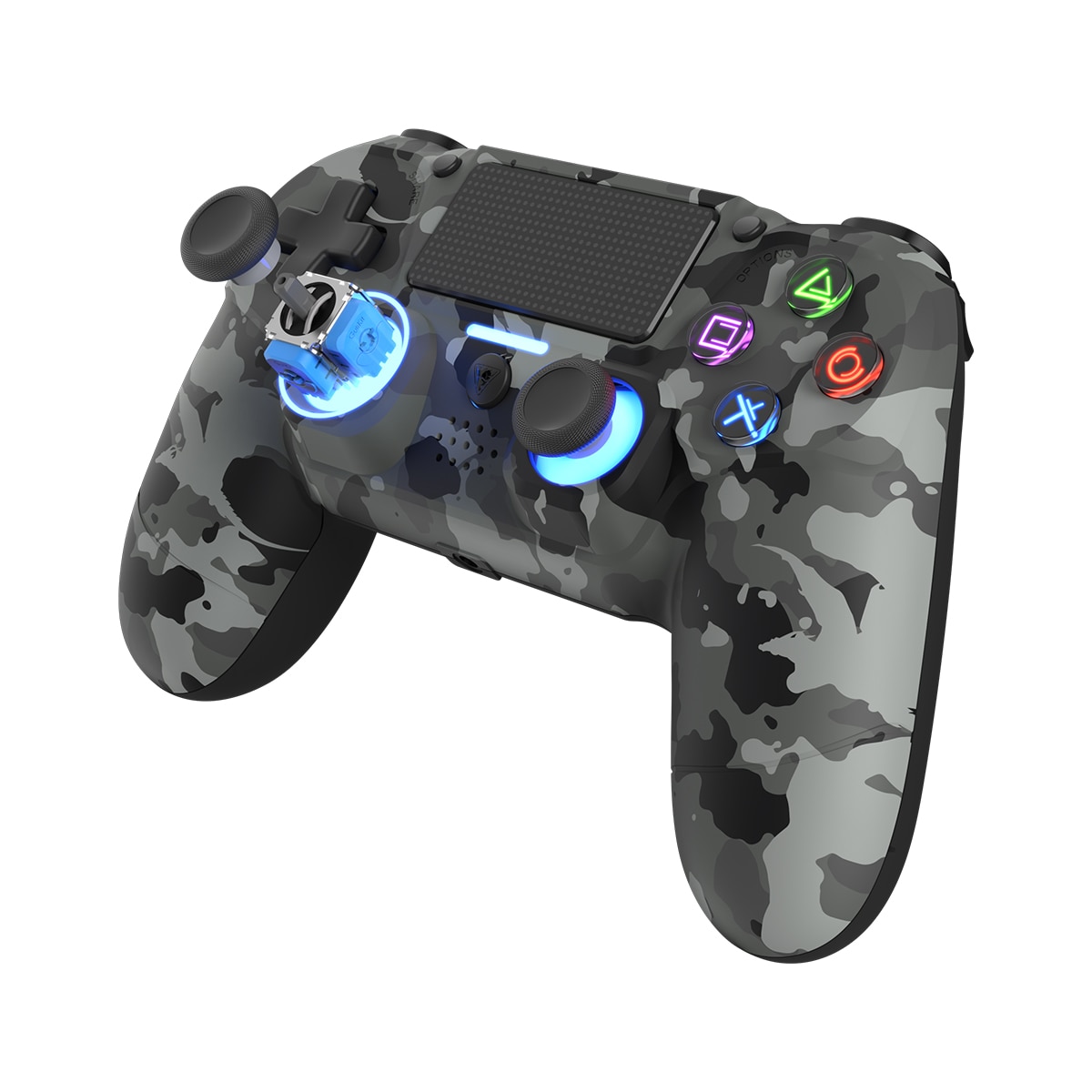 Mando inalámbrico Bluetooth DragonShock MIZAR+ para PlayStation 4, PC y móvil - Camuflaje Camuflaje-3