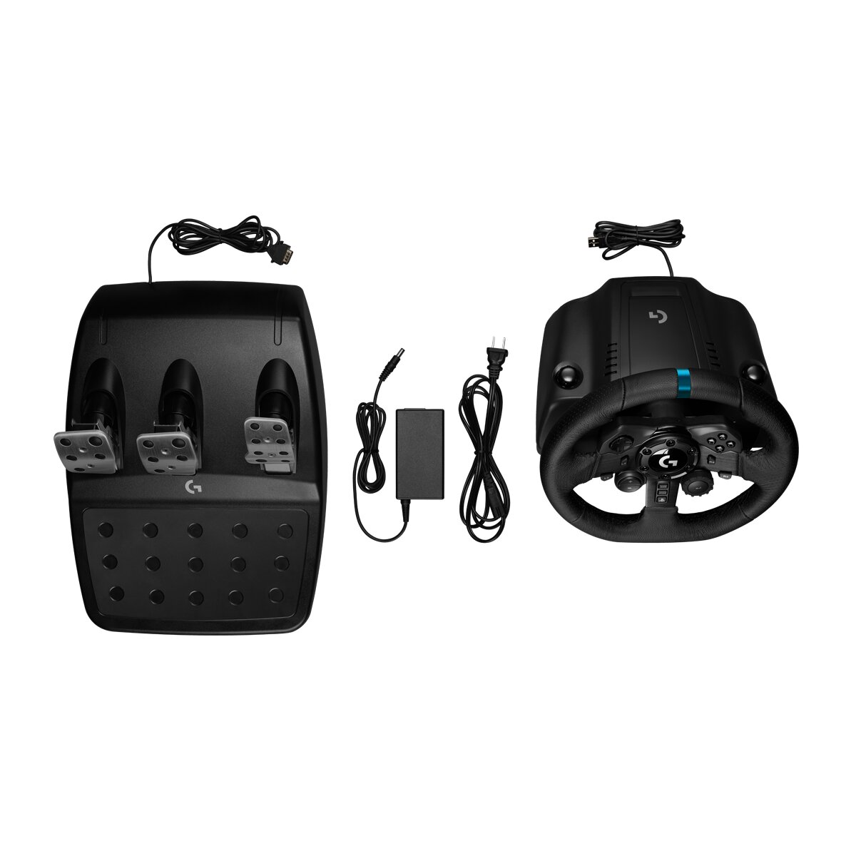 Volante de simulación de carreras Logitech G923 TrueForce para PlayStation y PC Negro-2
