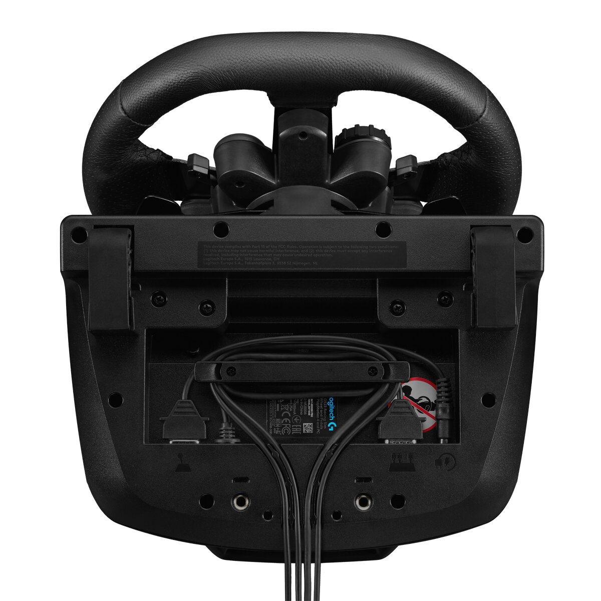 Volante de simulación de carreras Logitech G923 TrueForce para PlayStation y PC Negro-3