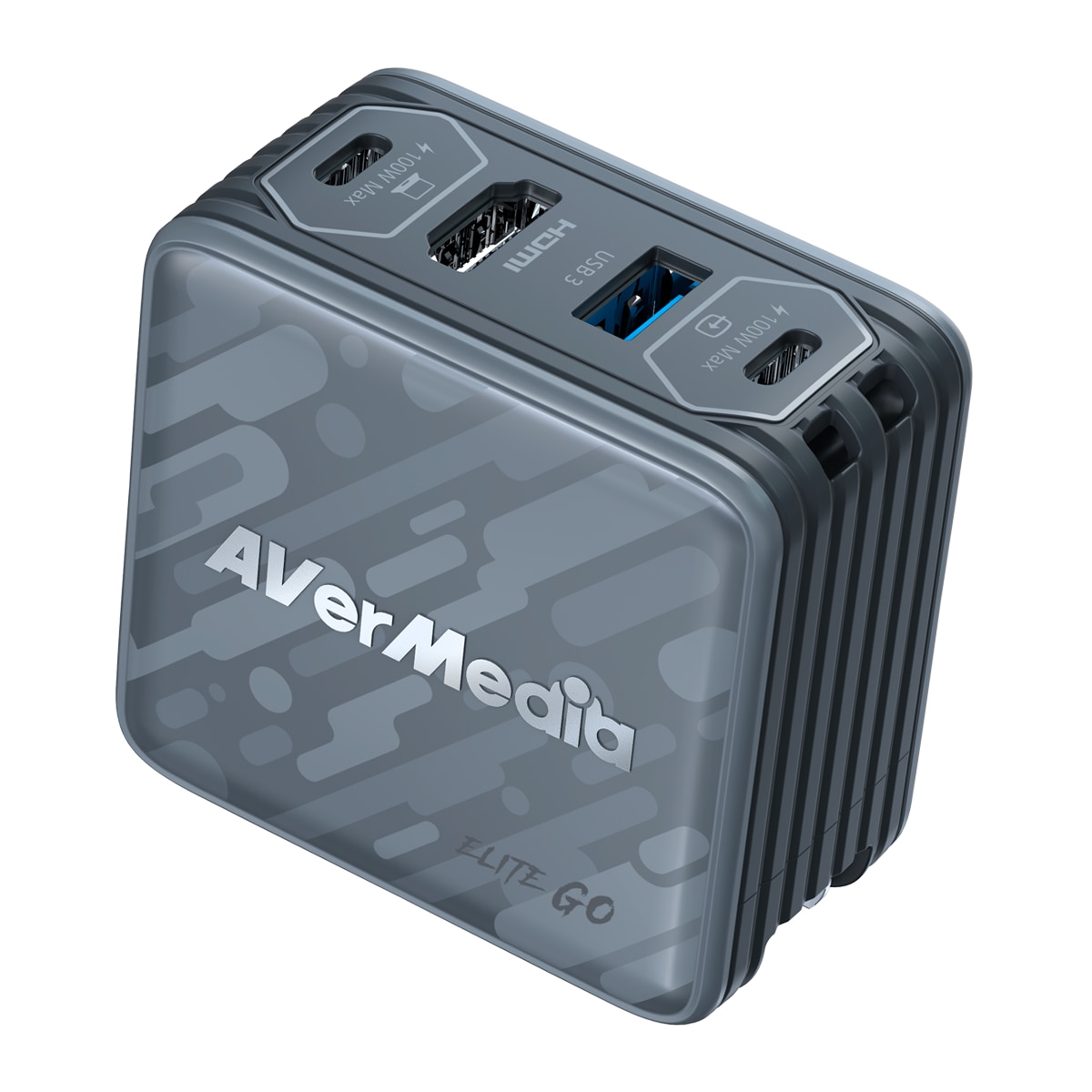 Imagen 0 de Cargador Avermedia GC313 100W GaN con capturadora de vídeo FHD