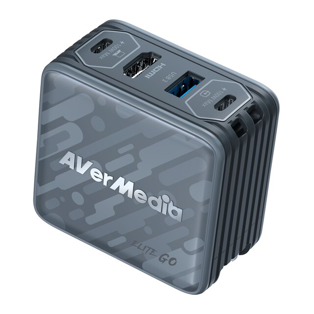 Imagen 0 de Cargador Avermedia GC313 100W GaN con capturadora de vídeo FHD