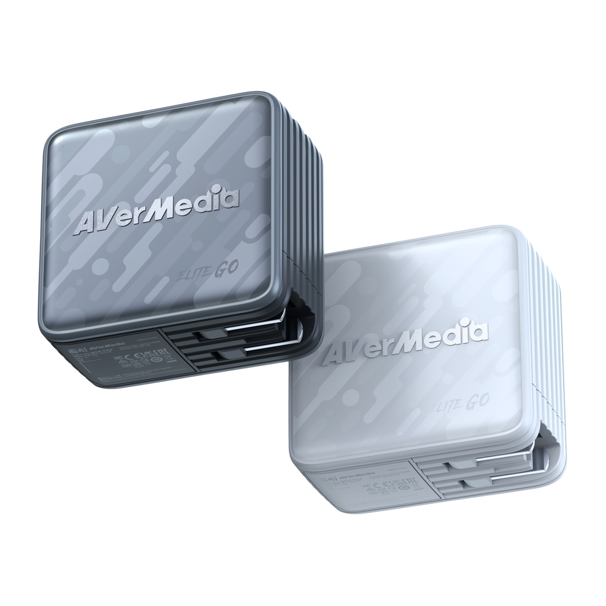 Cargador Avermedia GC313 100W GaN con capturadora de vídeo FHD Blanco-2