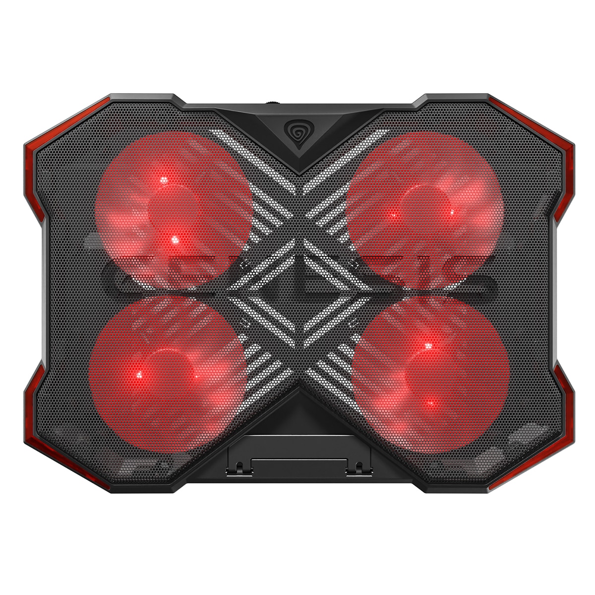 Base refrigeradora Genesis Oxid 260 para portátiles Gaming hasta 17,3" Negro / Rojo-2