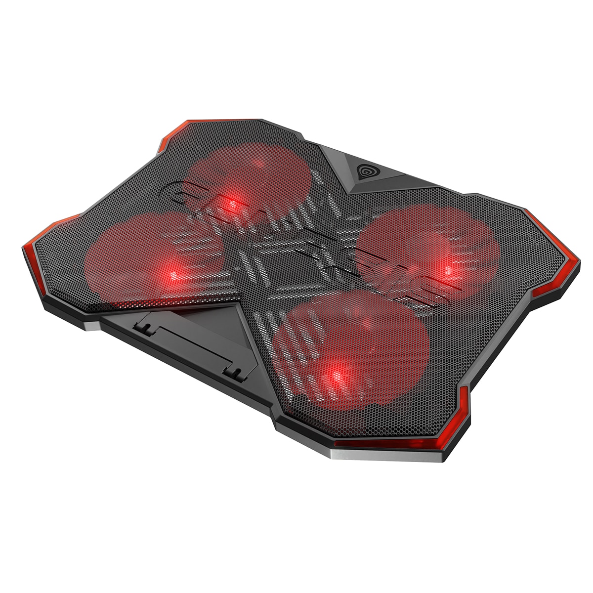 Base refrigeradora Genesis Oxid 260 para portátiles Gaming hasta 17,3" Negro / Rojo-3