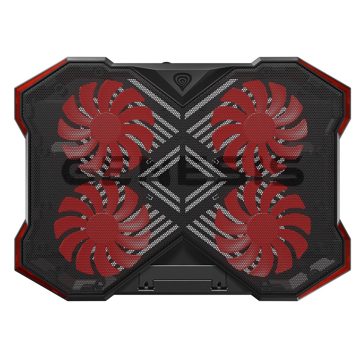 Base refrigeradora Genesis Oxid 260 para portátiles Gaming hasta 17,3" Negro / Rojo-4
