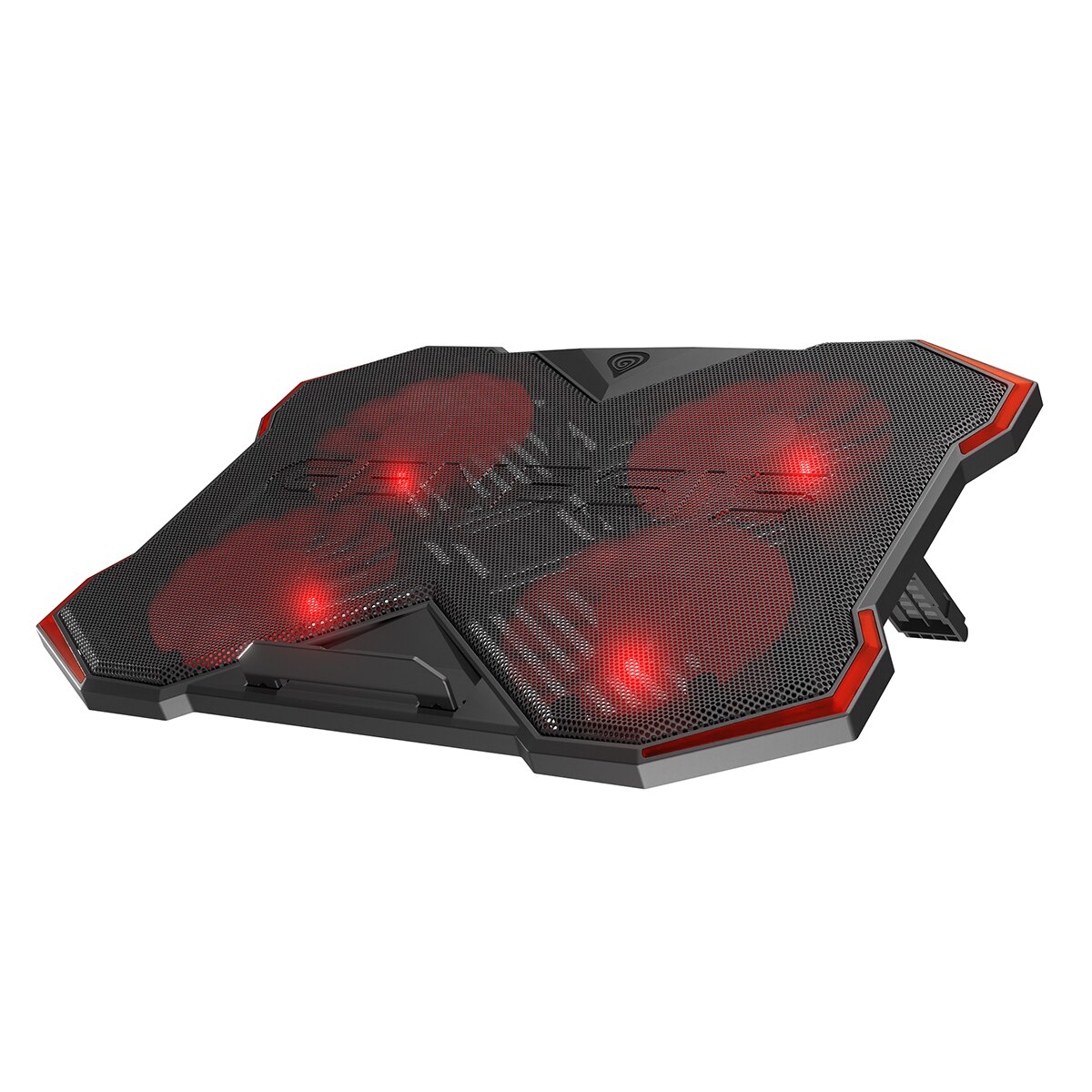 Base refrigeradora Genesis Oxid 260 para portátiles Gaming hasta 17,3" Negro / Rojo-11