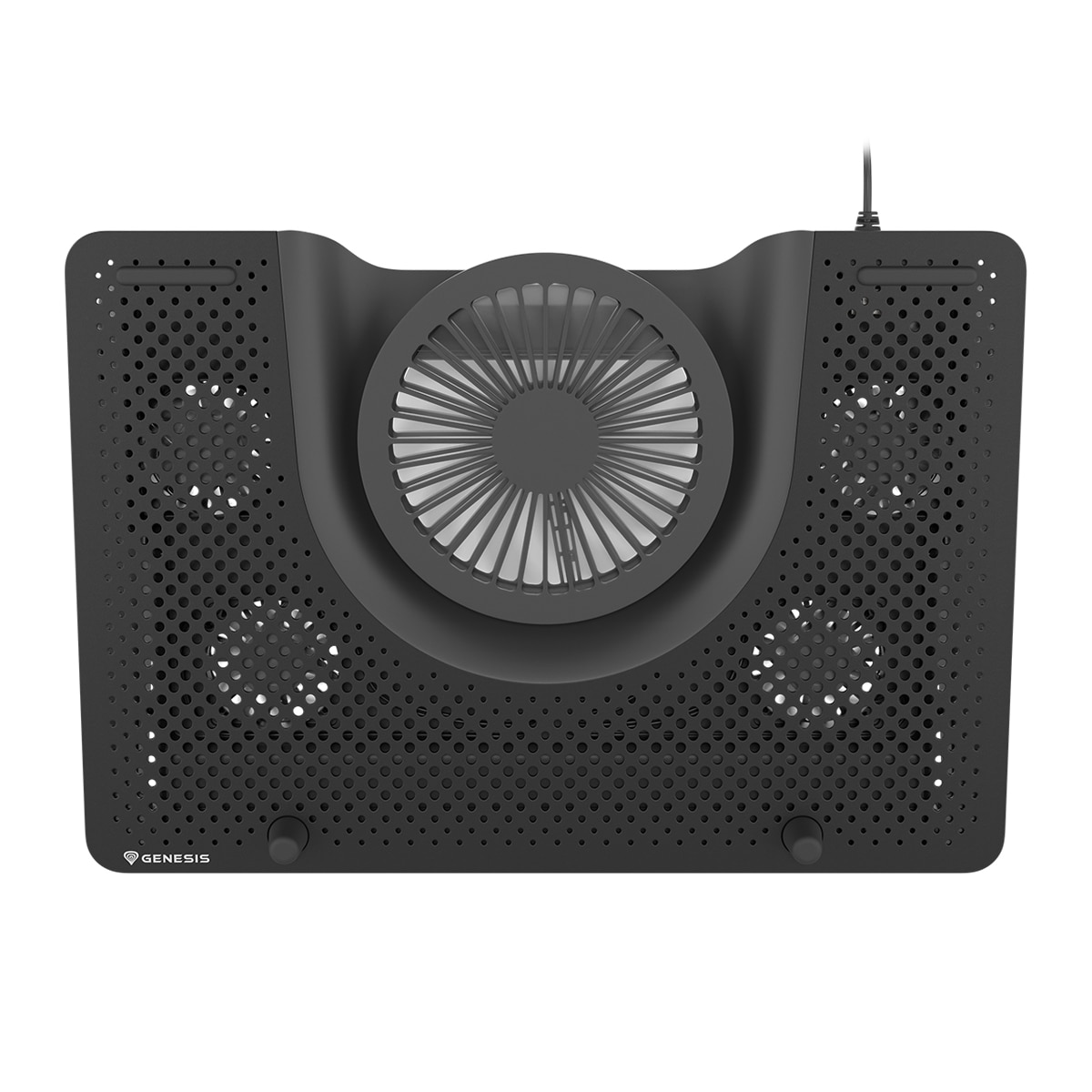 Base refrigeradora Genesis Oxid 550 RGB para portátiles Gaming hasta 17,3" Negro / Rojo-2