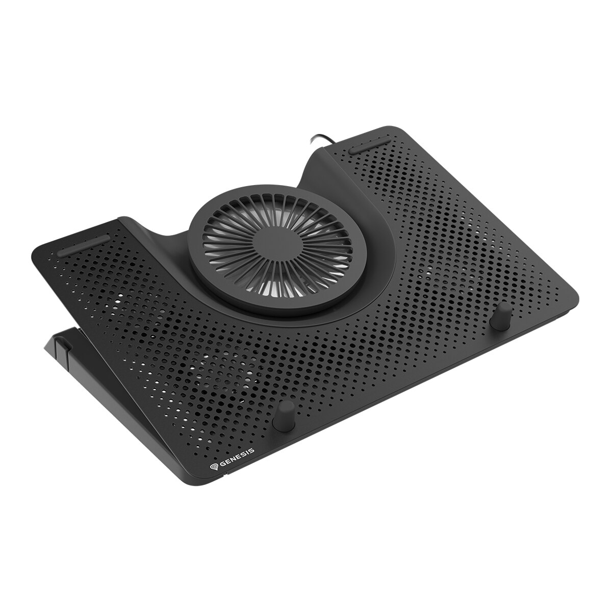 Base refrigeradora Genesis Oxid 550 RGB para portátiles Gaming hasta 17,3" Negro / Rojo-6