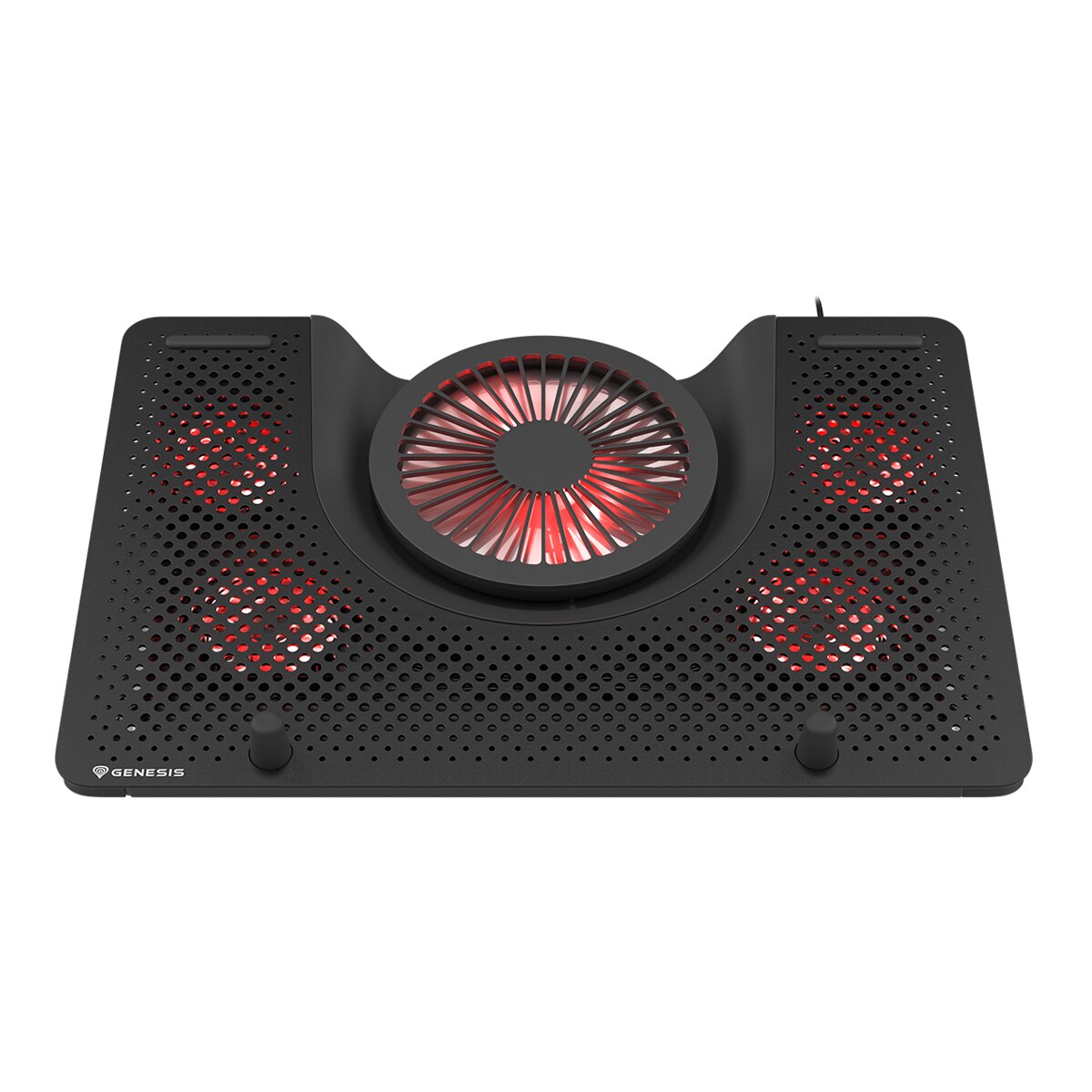 Base refrigeradora Genesis Oxid 550 RGB para portátiles Gaming hasta 17,3" Negro / Rojo-7