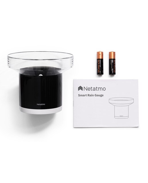 Pluviómetro inteligente Netatmo Negro / Transparente-6