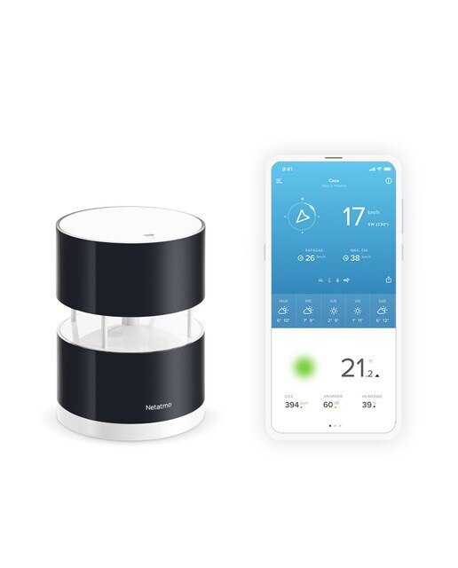 Anemómetro Netatmo Negro / Transparente-2