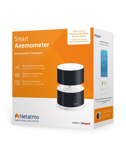 Anemómetro Netatmo Negro / Transparente-6