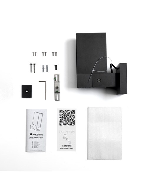 Cámara de seguridad exterior Netatmo Presence Negro-6