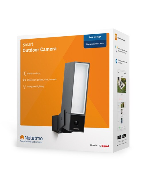 Cámara de seguridad exterior Netatmo Presence Negro-7
