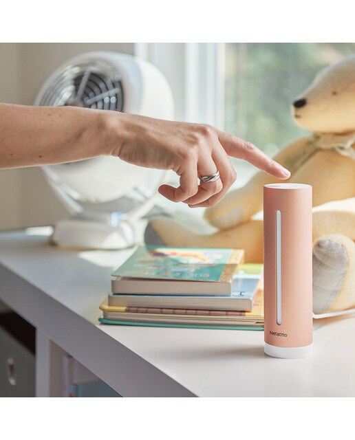 Medidor de calidad del aire Netatmo Healthy Home Coach Rosa-5