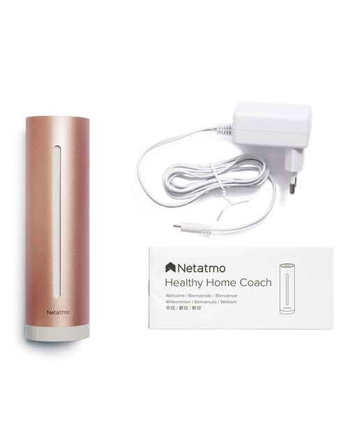 Medidor de calidad del aire Netatmo Healthy Home Coach Rosa-7