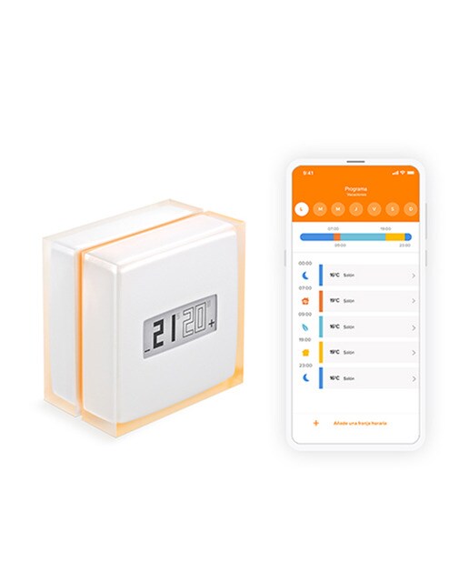 Termostato inteligente Netatmo by Starck Blanco-3