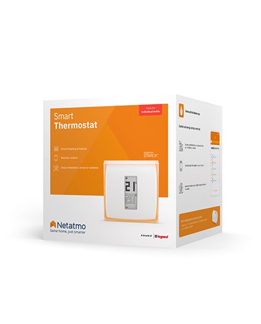 Termostato inteligente Netatmo by Starck Blanco-6