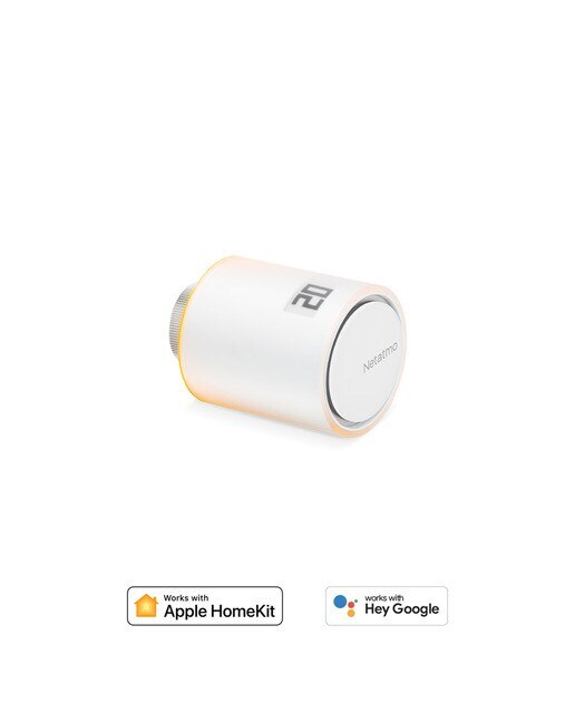 Válvula inteligente adicional para radiador Netatmo by Starck Blanco-2