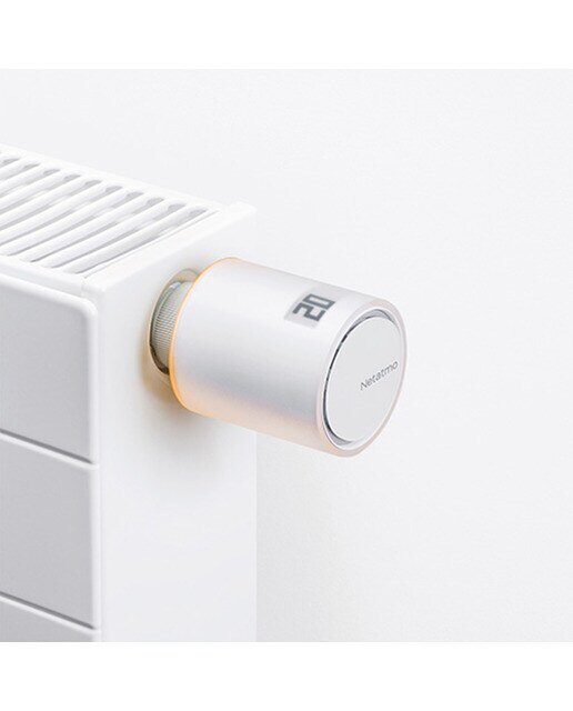 Válvula inteligente adicional para radiador Netatmo by Starck Blanco-5