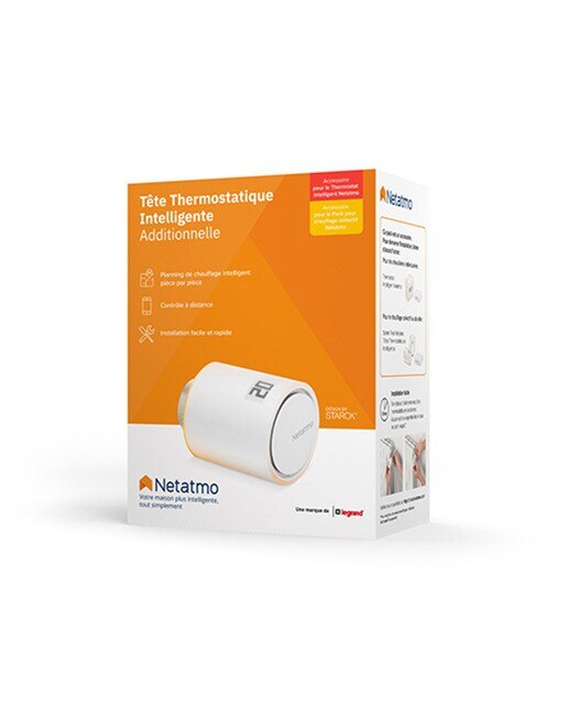 Válvula inteligente adicional para radiador Netatmo by Starck Blanco-6